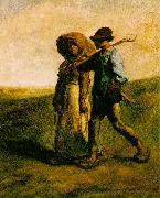 Jean-Franc Millet The Walk to Work painting